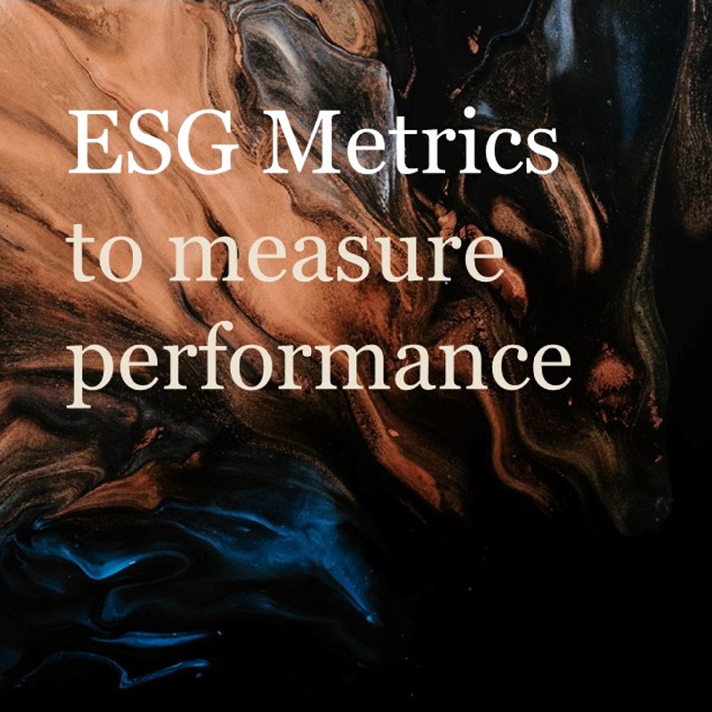 ESG metrics