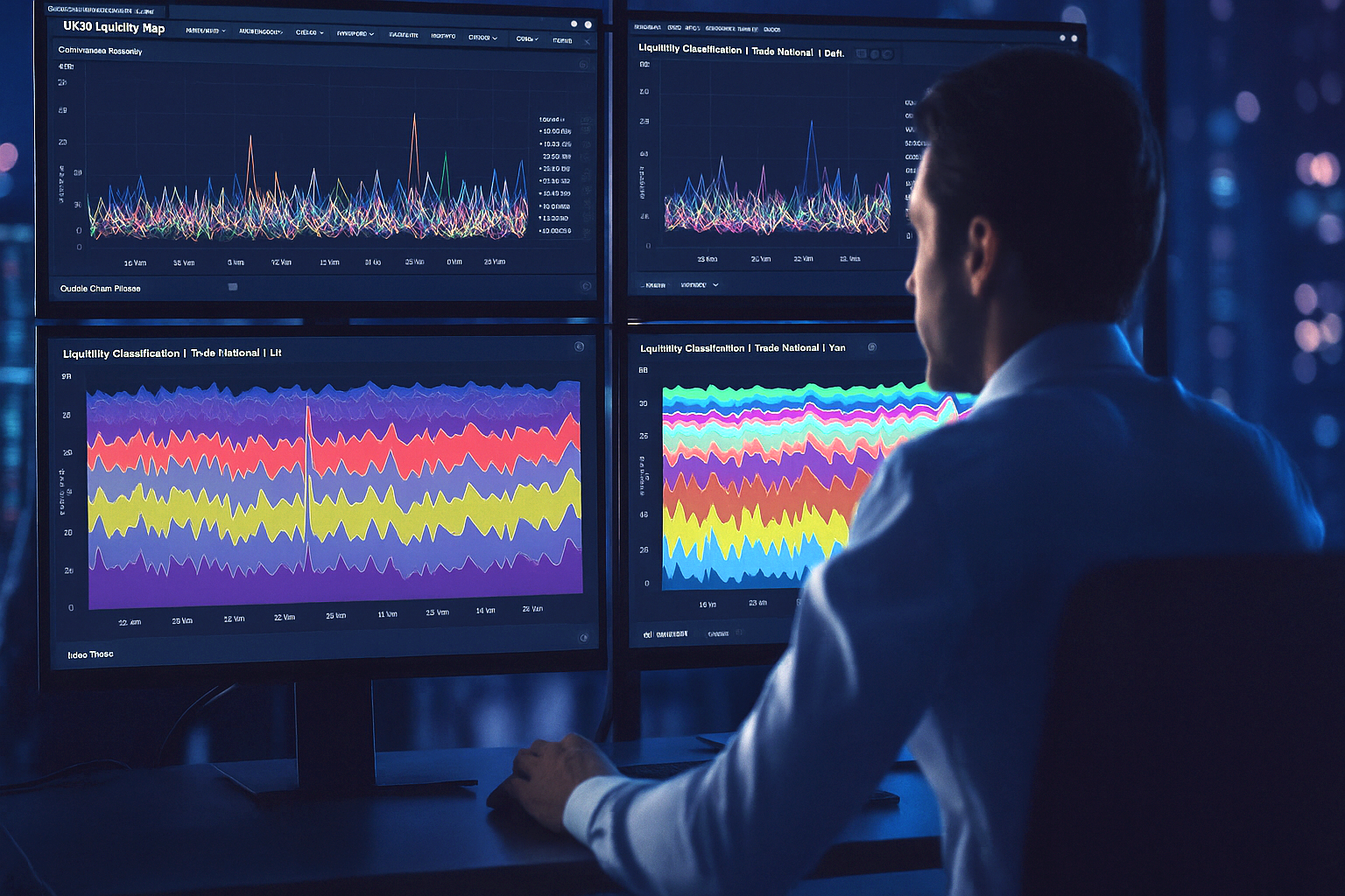 BMLL VANTAGE SCREENS TRADER DESK
